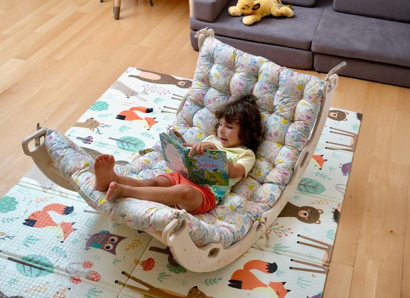 Climbing Arch & Rocker with Cushion - The Nurturing Nook