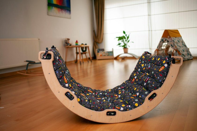 Climbing Arch & Rocker with Cushion - The Nurturing Nook
