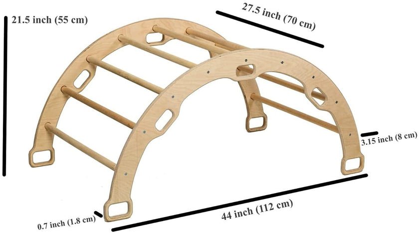 Climbing Arch & Rocker with Cushion - The Nurturing Nook