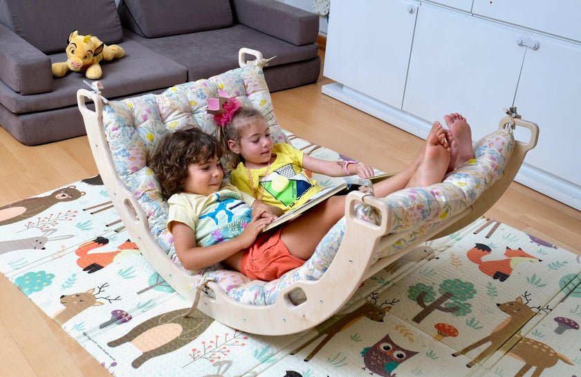 Climbing Arch & Rocker with Cushion - The Nurturing Nook