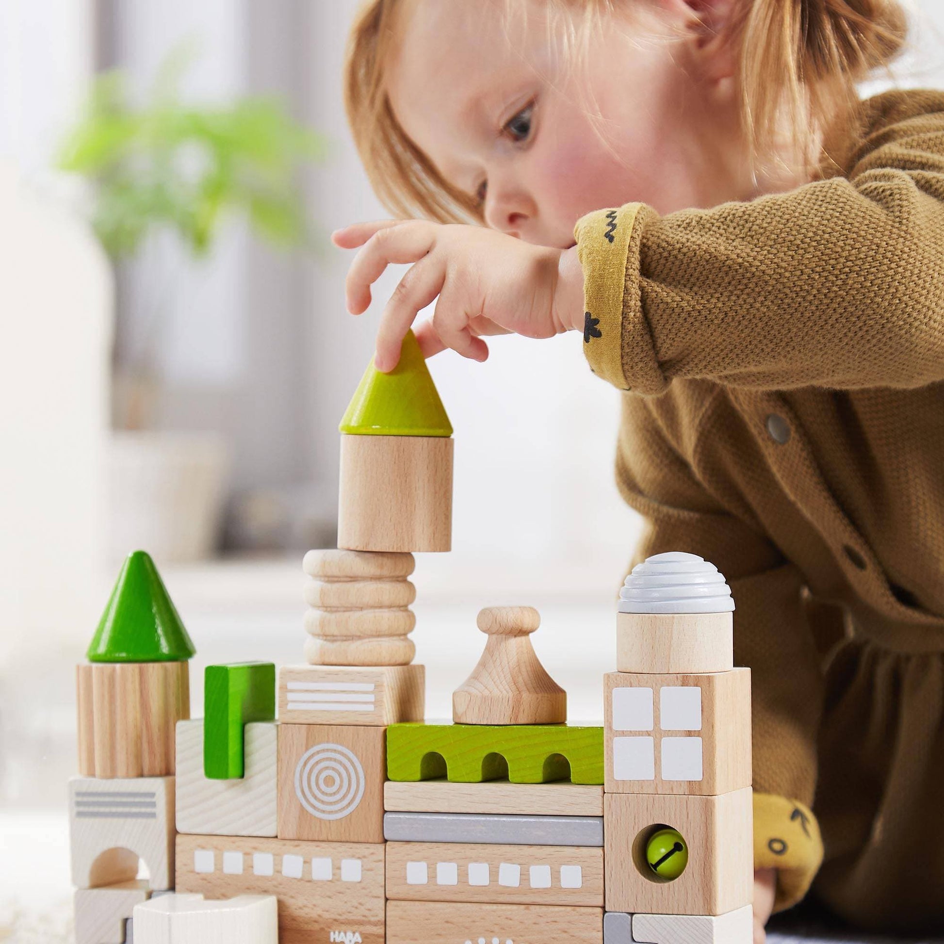 Coburg 28 Piece Wooden Building Blocks - The Nurturing Nook