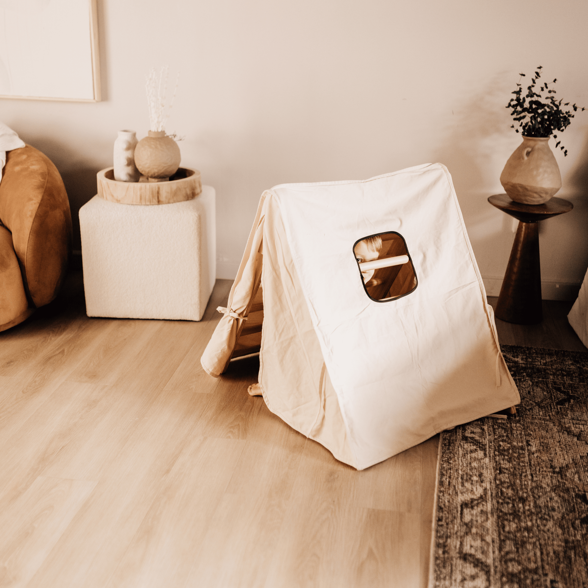 Cozy Cotton Tent for Olive & Hazel Pikler Triangle - The Nurturing Nook
