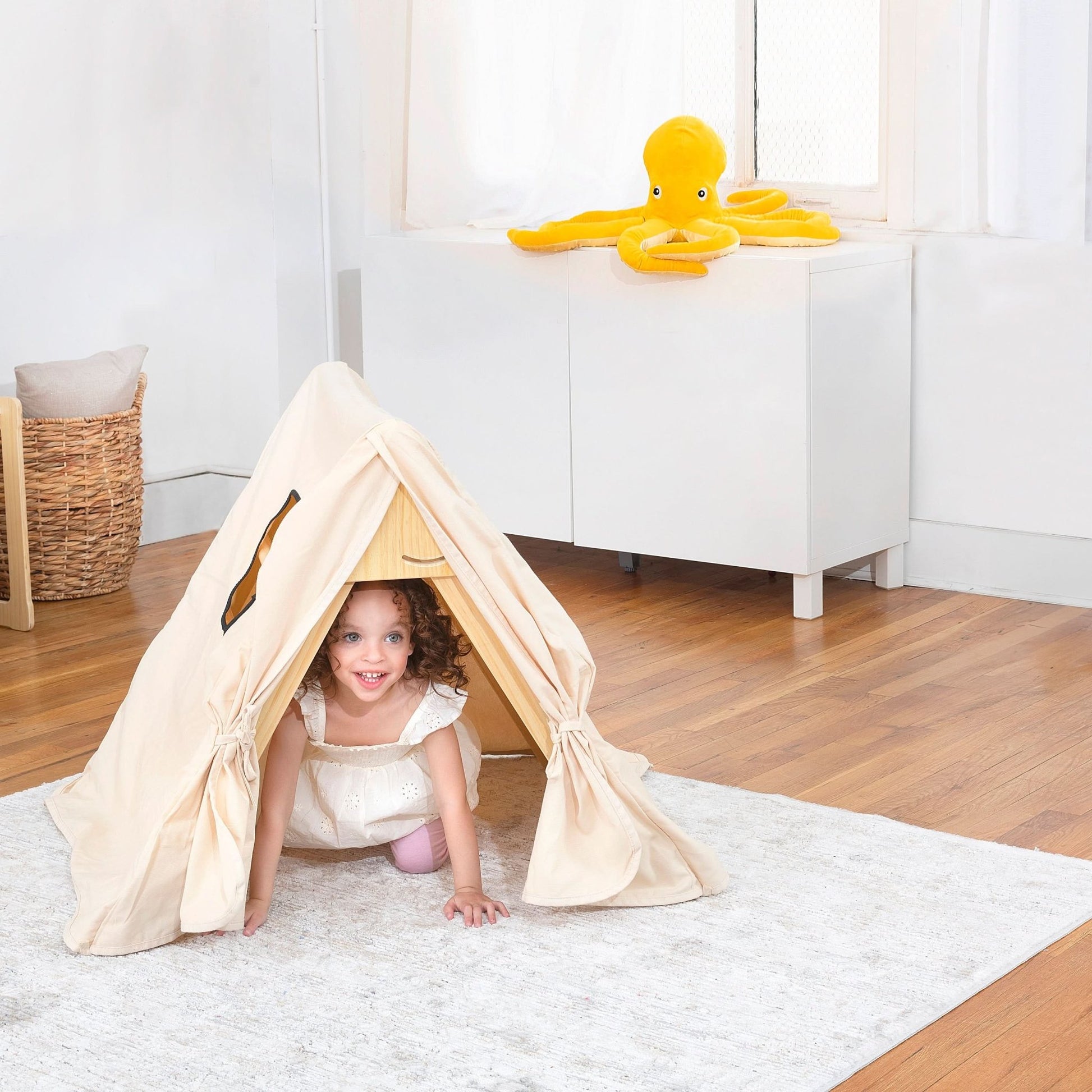 Cozy Cotton Tent for Olive & Hazel Pikler Triangle - The Nurturing Nook