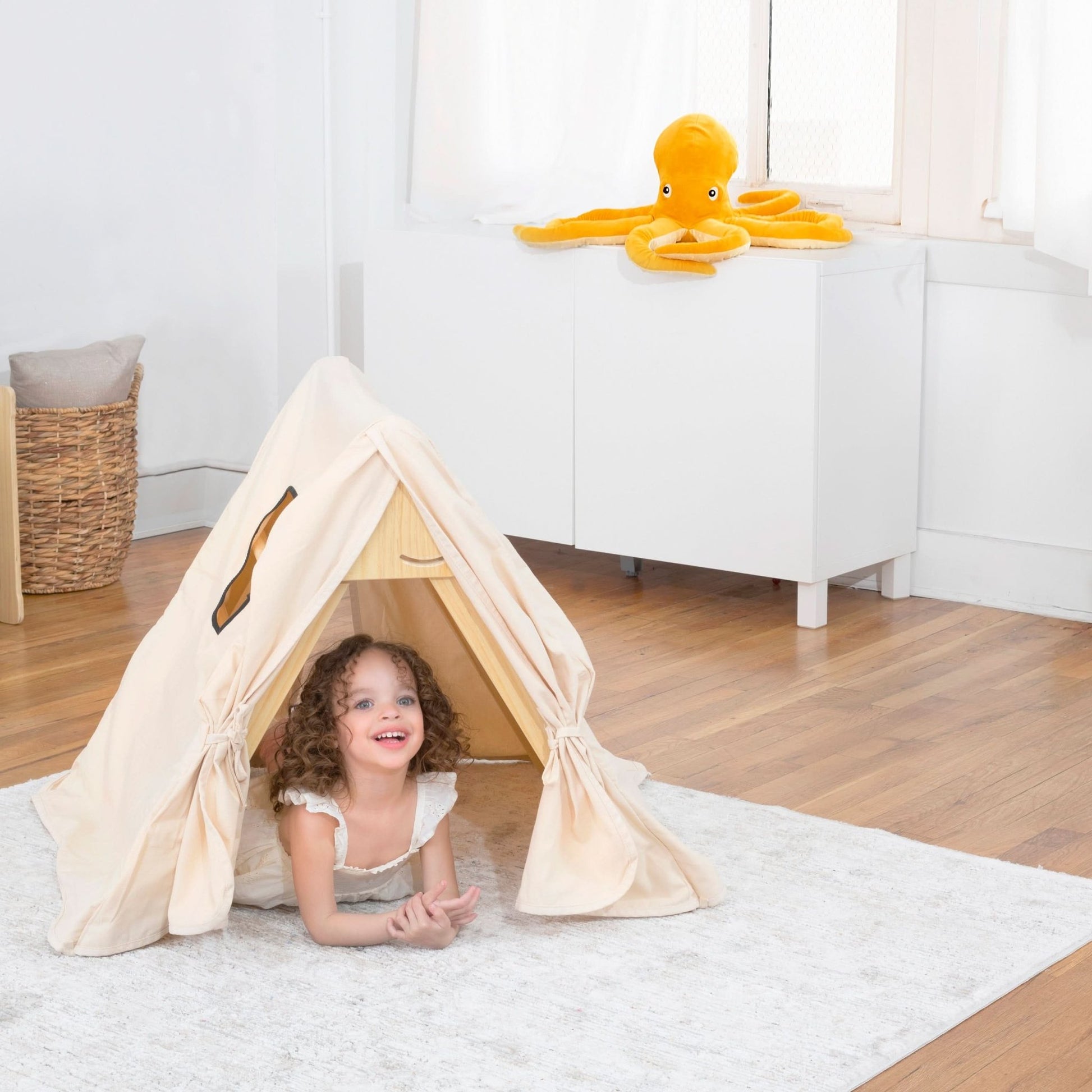 Cozy Cotton Tent for Olive & Hazel Pikler Triangle - The Nurturing Nook