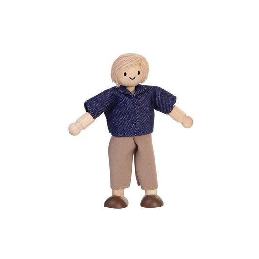 Dad Dollhouse Figure - Light Skin Tone - The Nurturing Nook