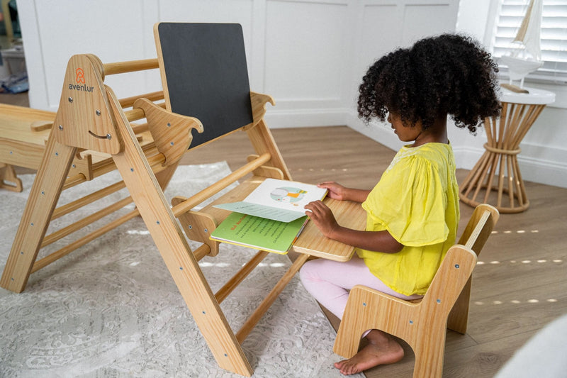 Avenlur Desk and Chair Attachment to the Pikler Hazel & Olive