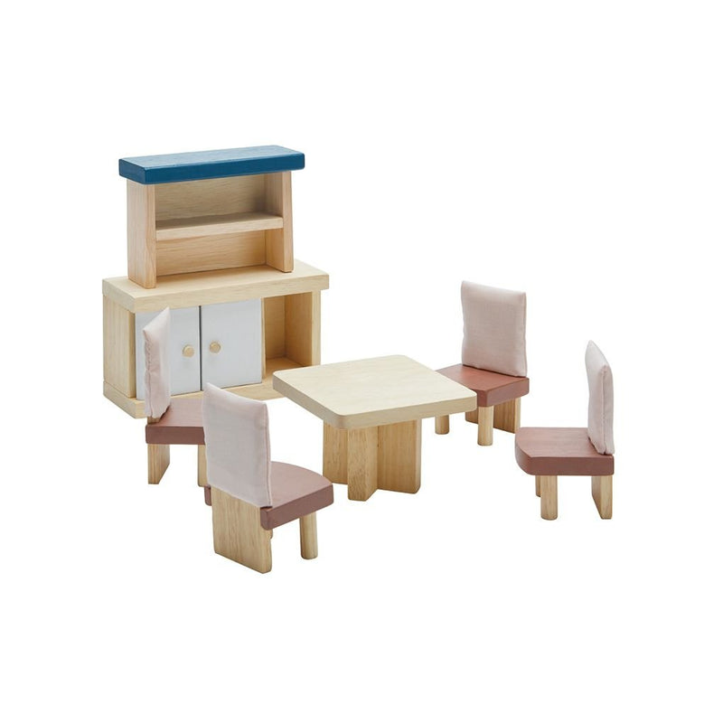 PlanToys dining room miniature furniture set