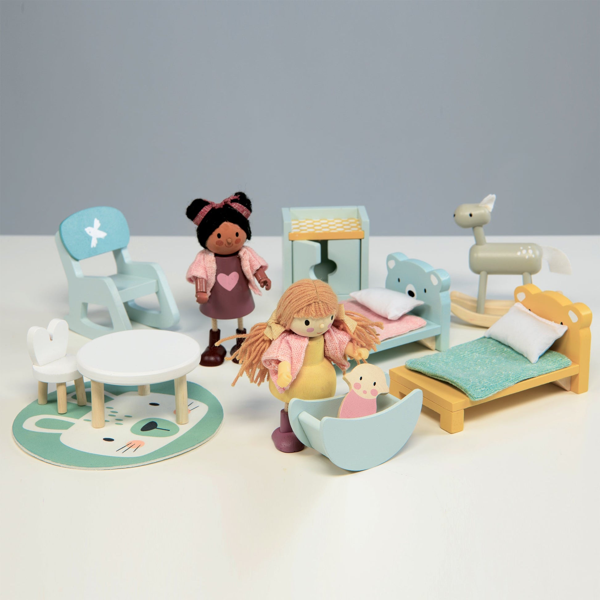 Dolls House Childrens Room Furniture - The Nurturing Nook