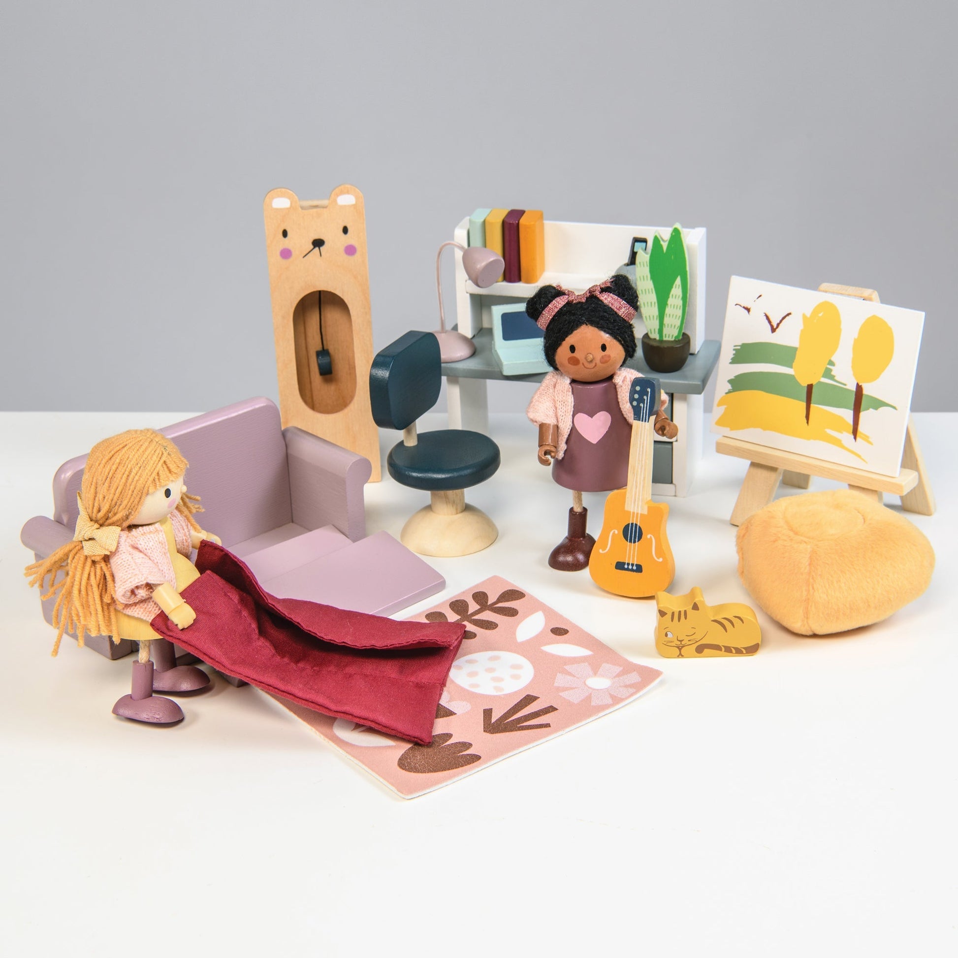 Dolls House Study Furniture - The Nurturing Nook