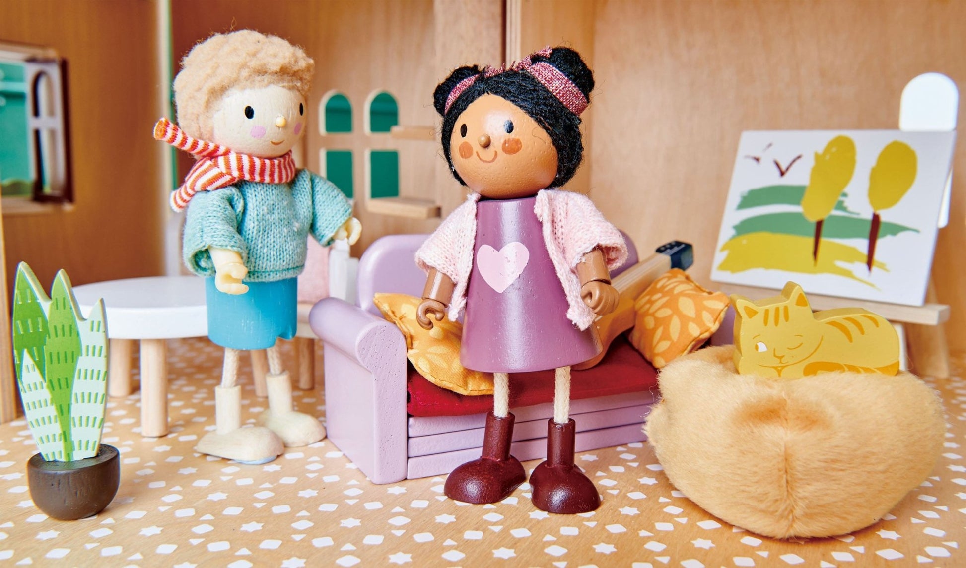 Dolls House Study Furniture - The Nurturing Nook