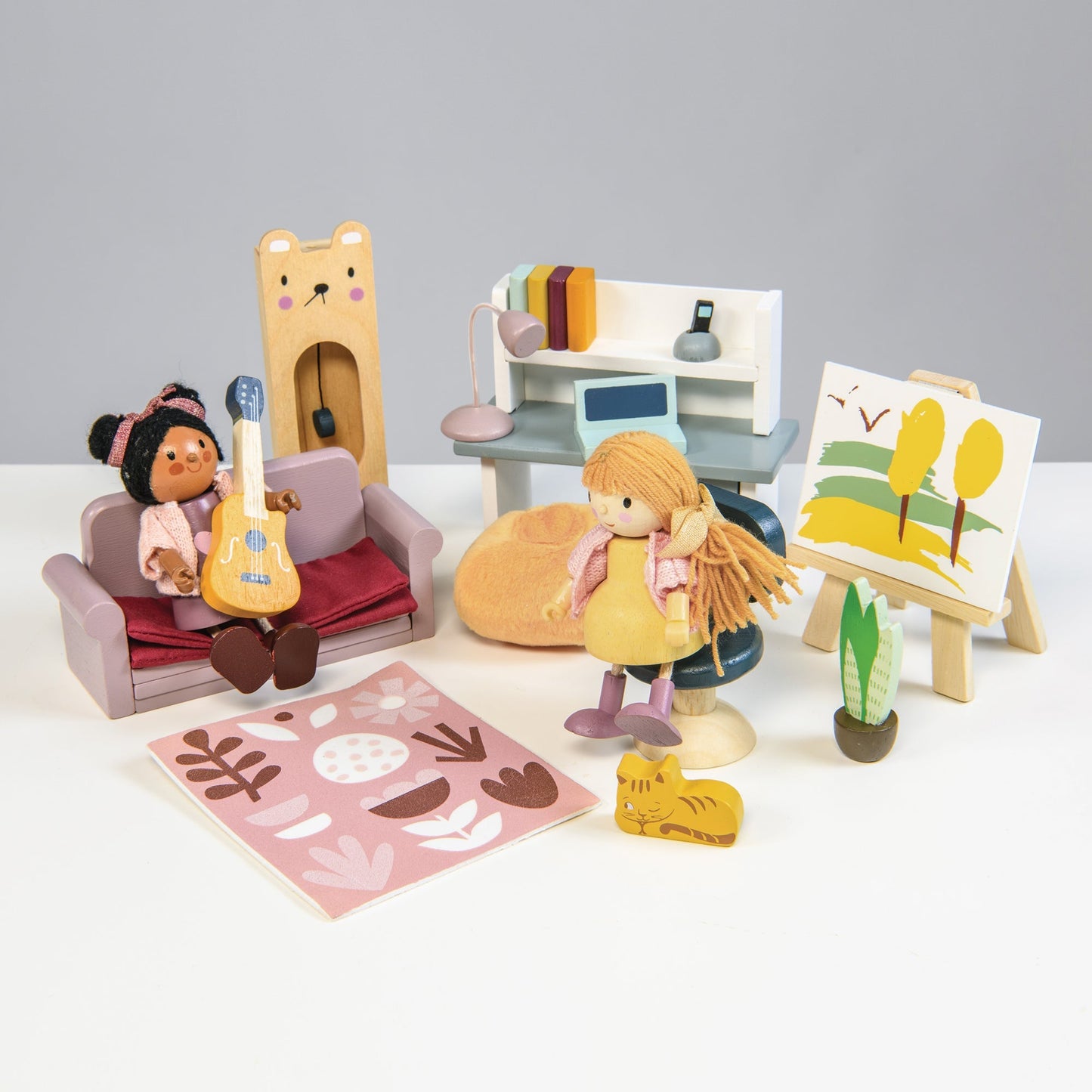 Dolls House Study Furniture - The Nurturing Nook