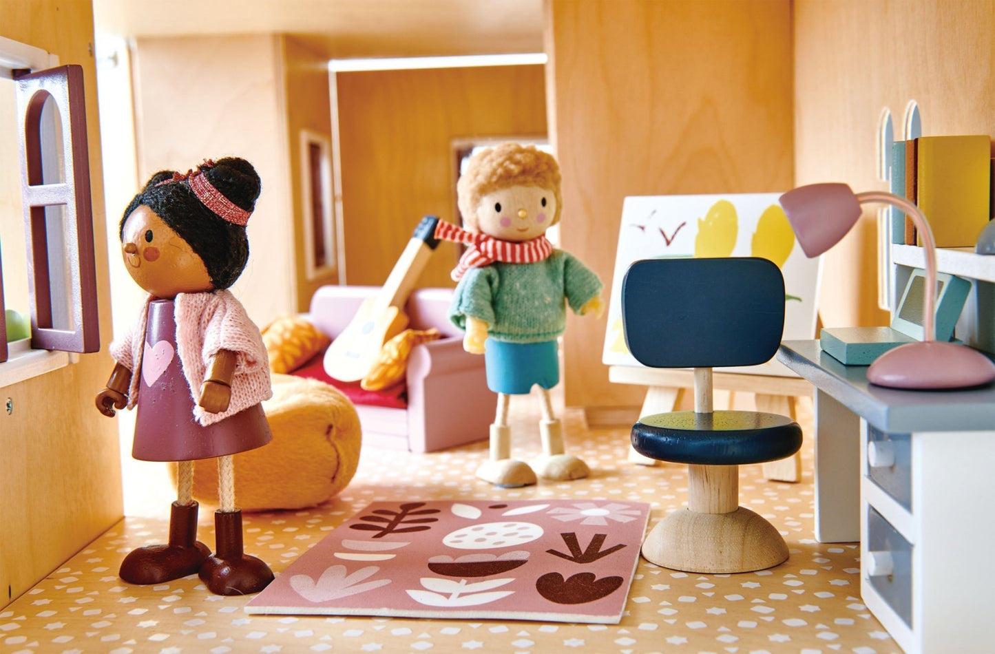 Dolls House Study Furniture - The Nurturing Nook