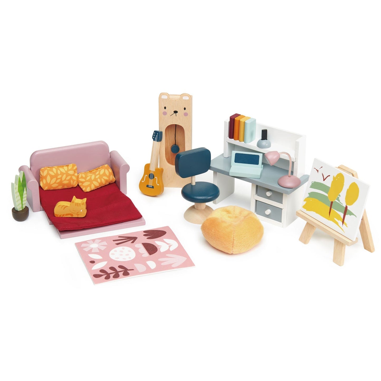 Dolls House Study Furniture - The Nurturing Nook
