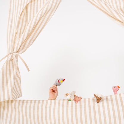 Doorway puppet theater - The Nurturing Nook