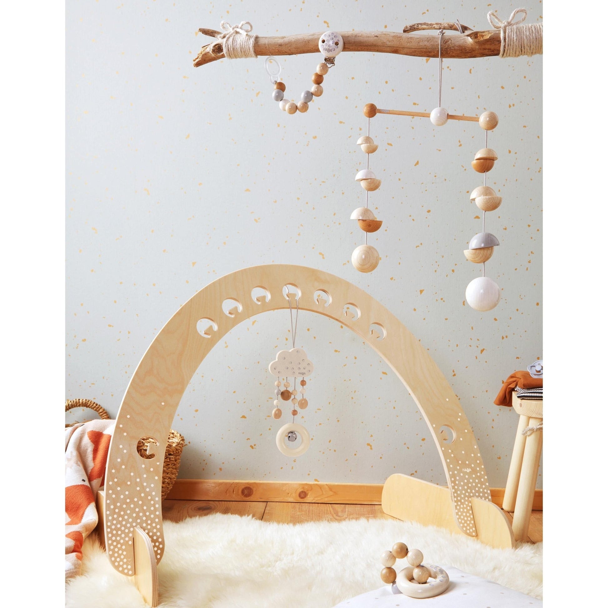 Dots Wooden Hanging Toy - The Nurturing Nook