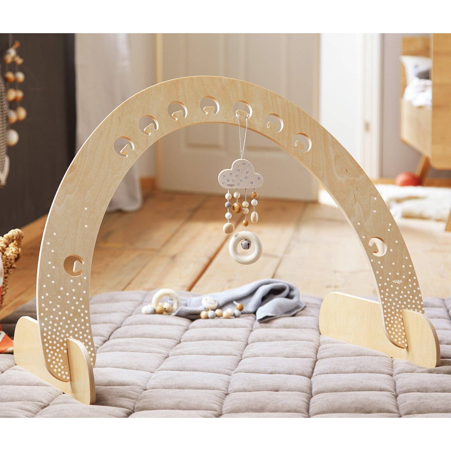 Dots Wooden Hanging Toy - The Nurturing Nook
