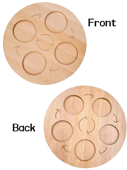 Double Sided Wooden Life Cycle Board - The Nurturing Nook