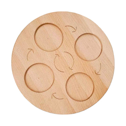 Double Sided Wooden Life Cycle Board - The Nurturing Nook