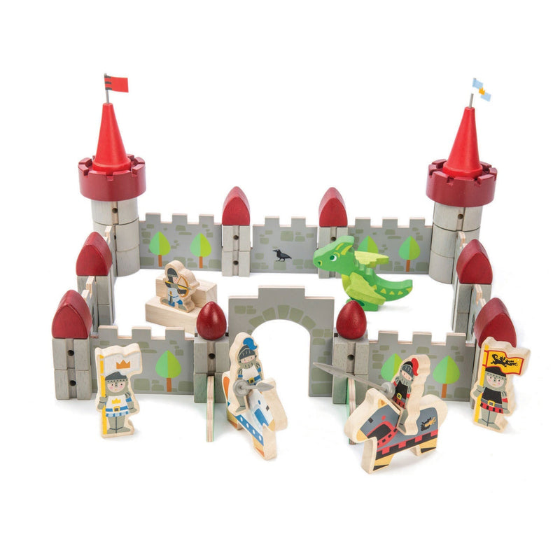 Tender Leaf build and battle with wooden dragon castle