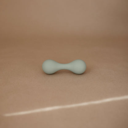 Silicone baby rattle toy for fine motor skills infants