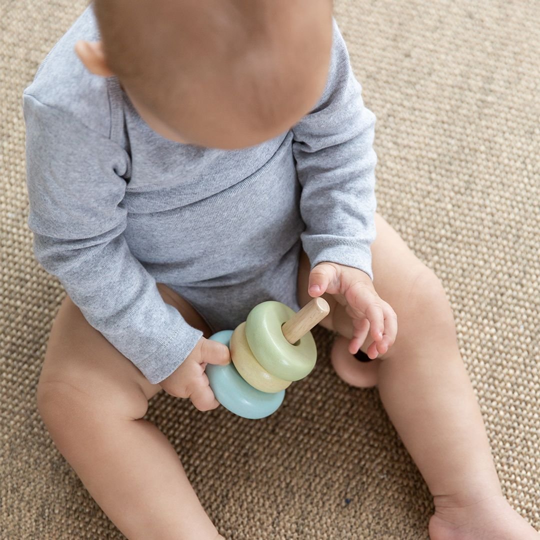First Stacking Ring - Pastel - The Nurturing Nook