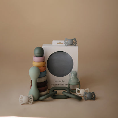 Silicone baby rattle toy for fine motor skills infants