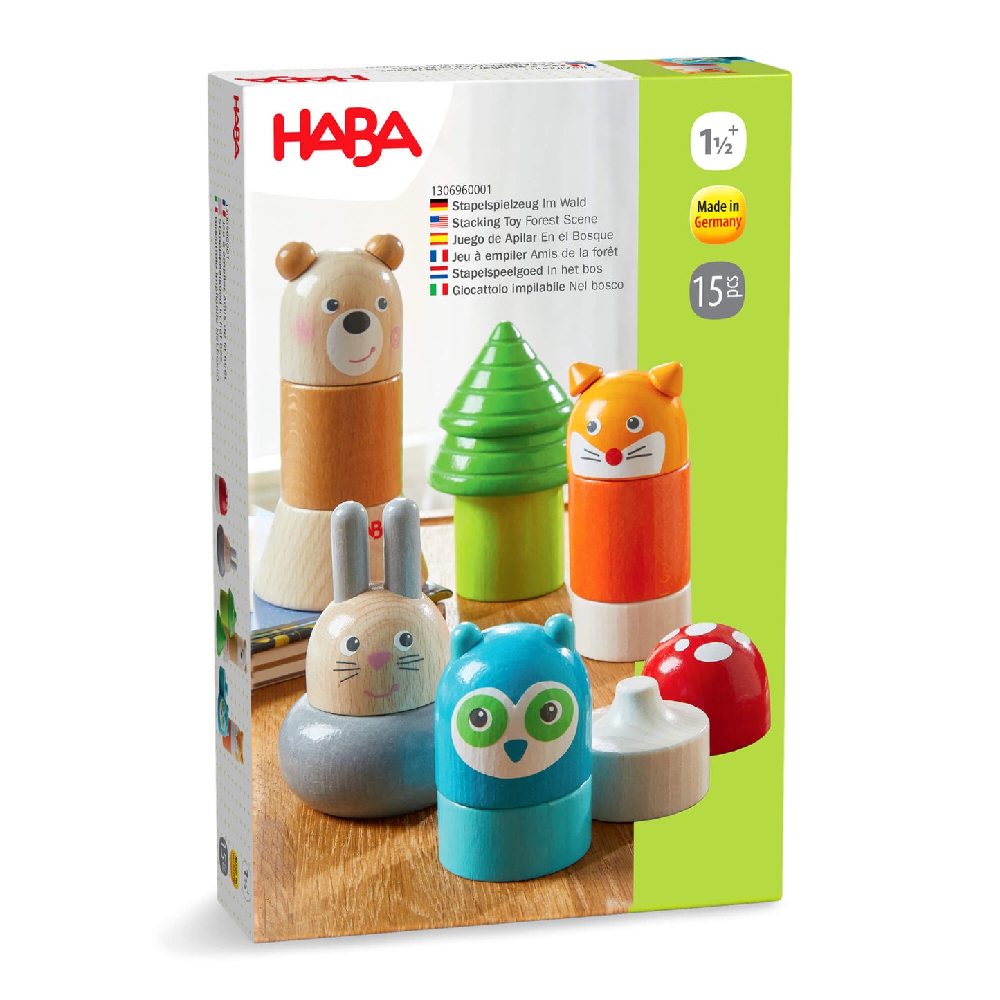 Forest Animals Wooden Stacking Toy - The Nurturing Nook