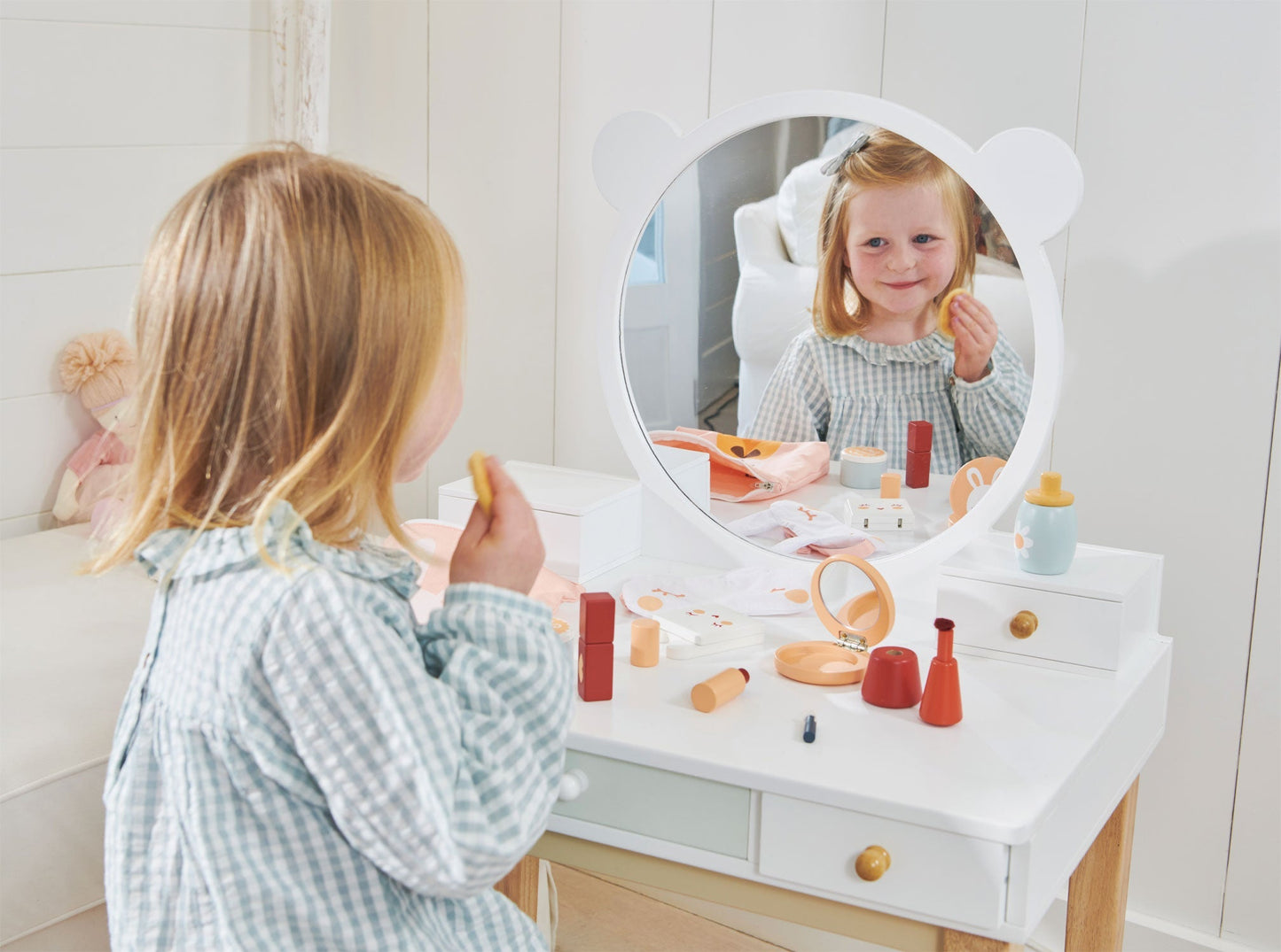 Forest dressing table set with mirror and storage drawers - The Nurturing Nook