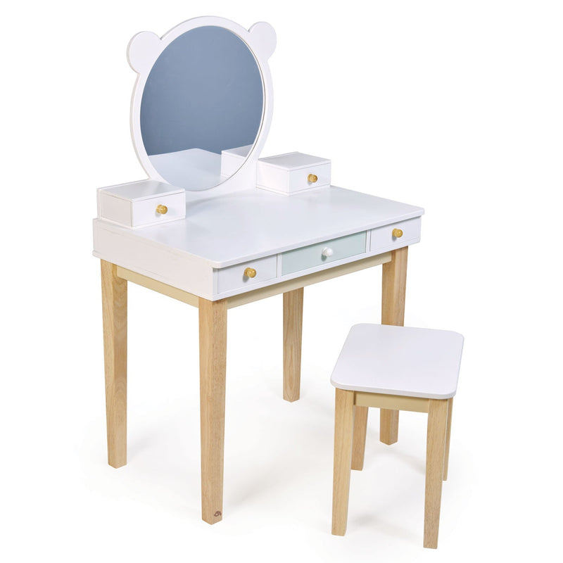 Tender Leaf dressing table set with mirror and storage drawers