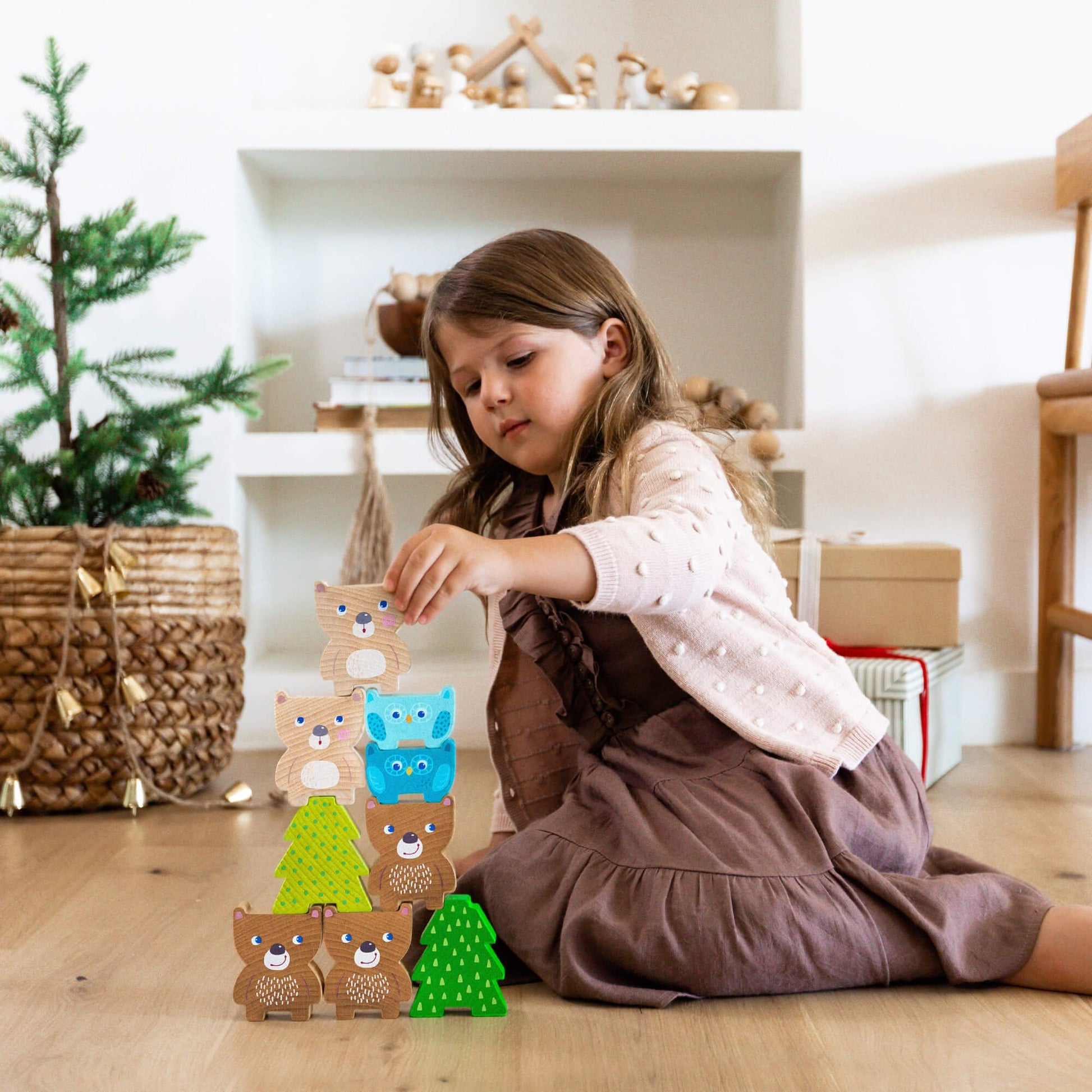 Forest Friends Stacking Toy - The Nurturing Nook