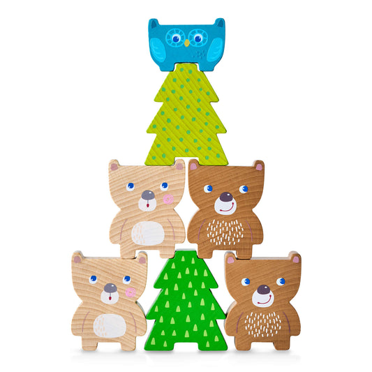 Forest Friends Stacking Toy - The Nurturing Nook