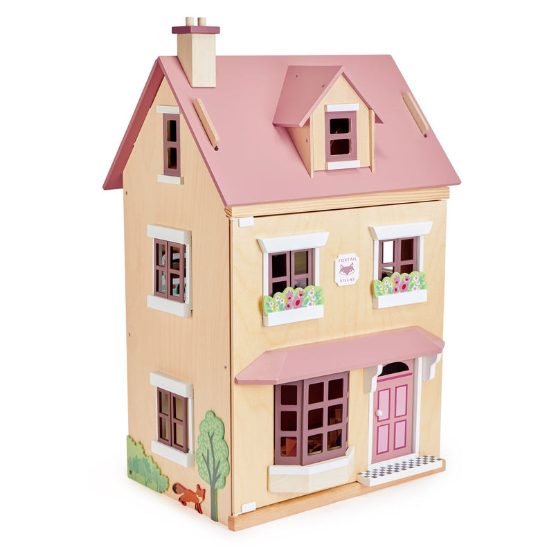 Tender Leaf Foxtail Villa wooden dollhouse with furniture