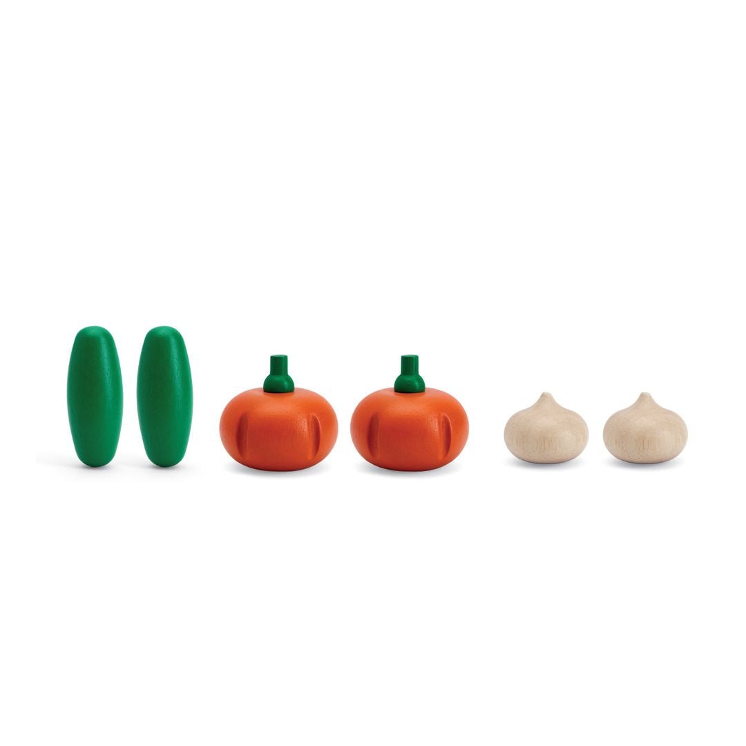 Fresh Produce Set E (Cucumbers, Onions & Pumpkins) - The Nurturing Nook