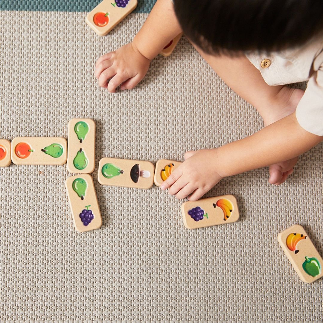 Fruit & Veggie Domino (Gradient) - The Nurturing Nook