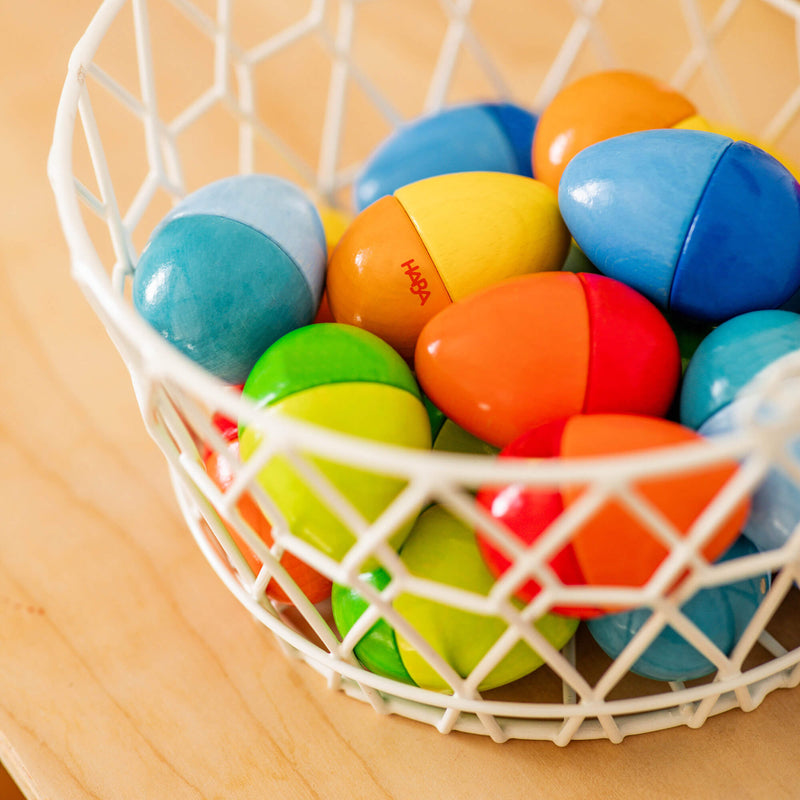 Fun with sounds wooden eggs