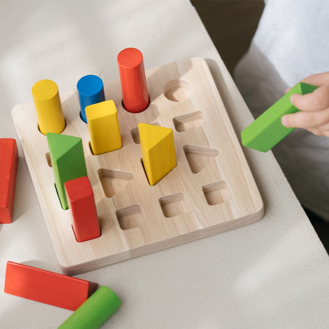 Geometric Peg Board - The Nurturing Nook