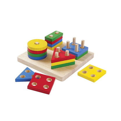 Geometric Sorting Board - The Nurturing Nook