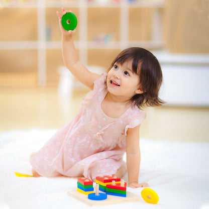 Geometric Sorting Board - The Nurturing Nook