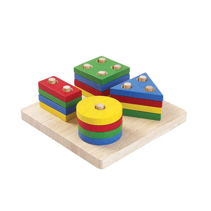 Geometric Sorting Board - The Nurturing Nook