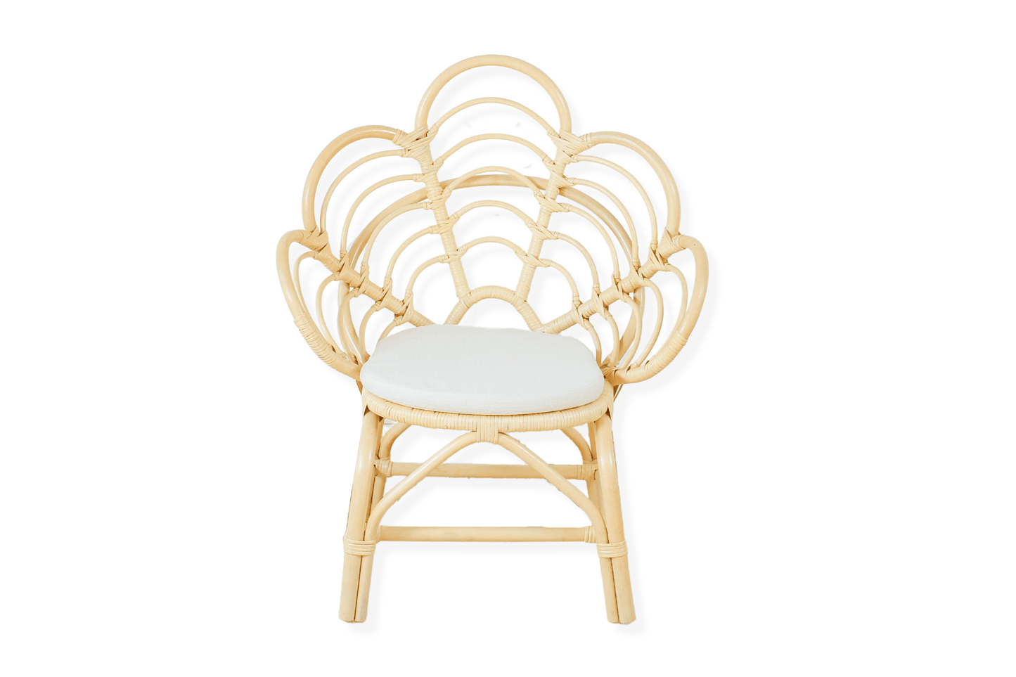Blossom Dreams Girls Bedroom Rattan Decorative Flower Chair
