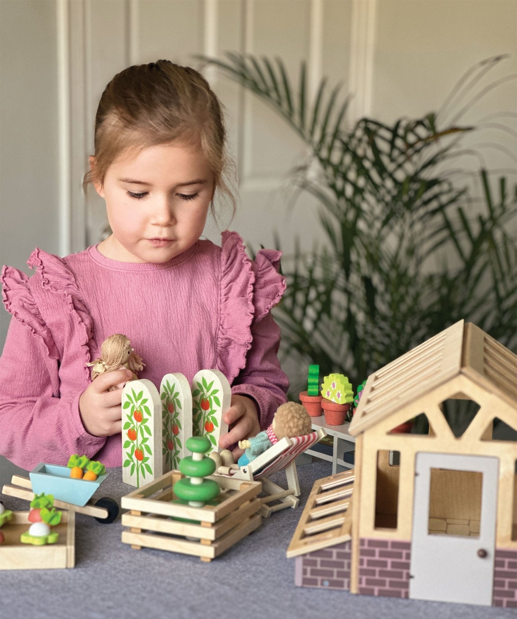 Greenhouse and Garden Set - The Nurturing Nook