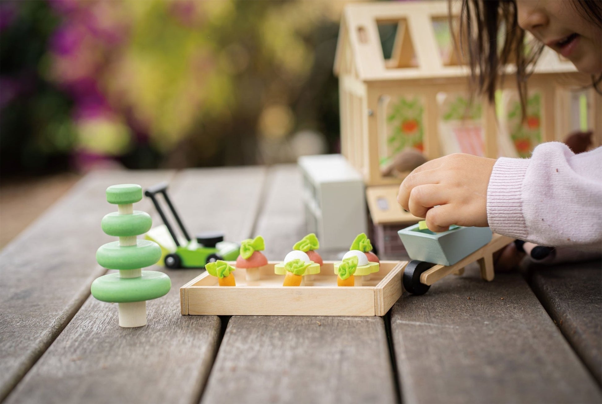Greenhouse and Garden Set - The Nurturing Nook