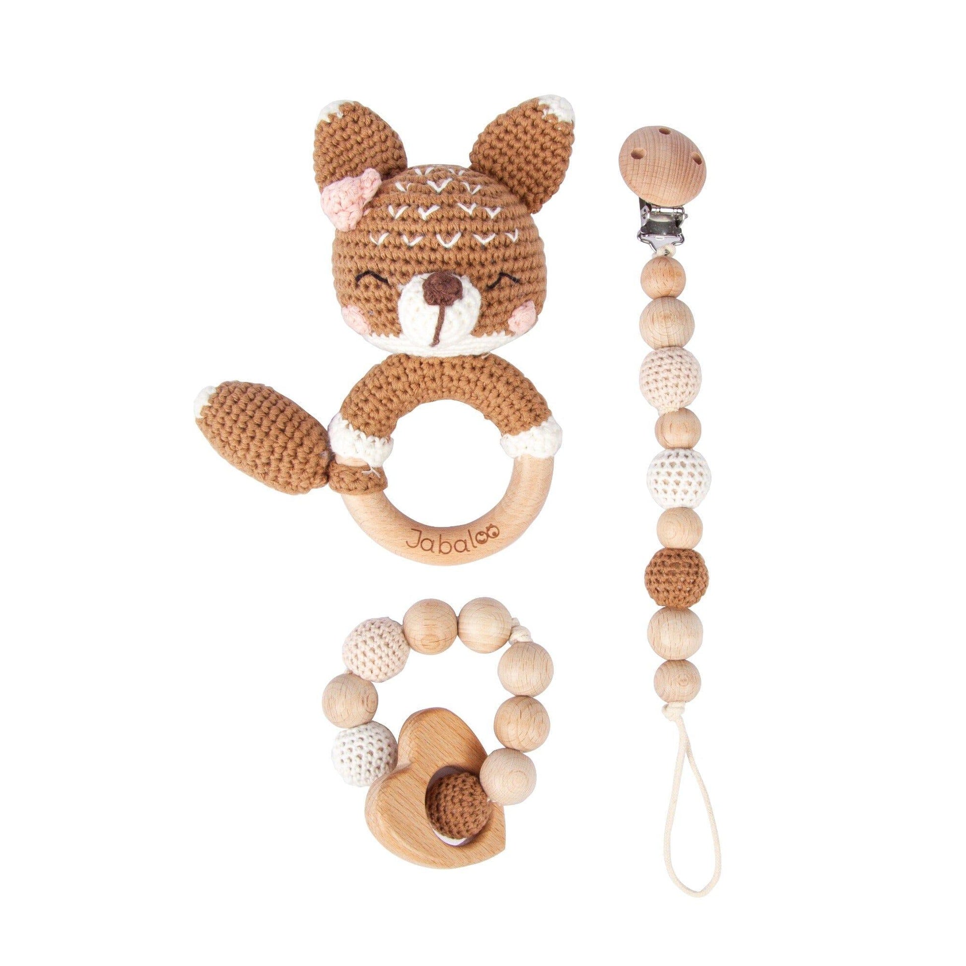 Handmade Fox Crochet Set - The Nurturing Nook