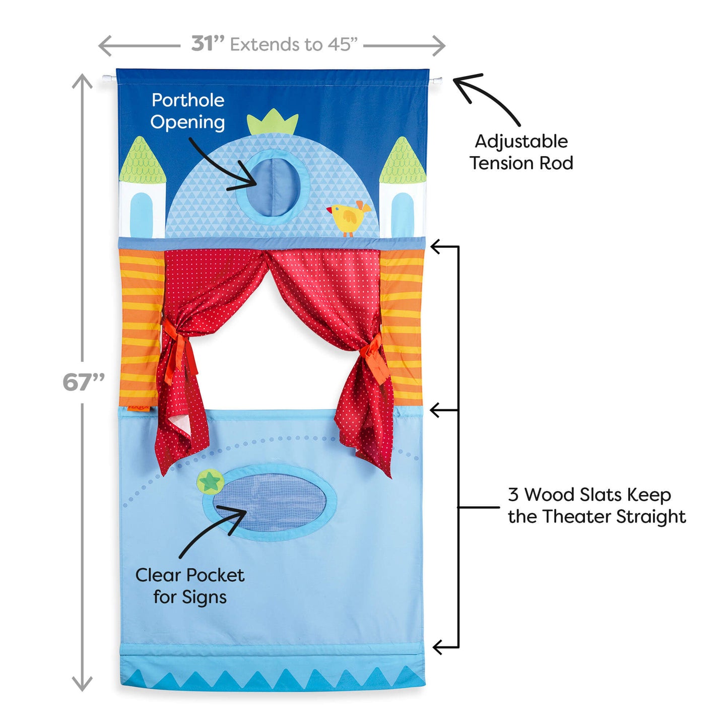 Hanging Doorway Puppet Theater - The Nurturing Nook