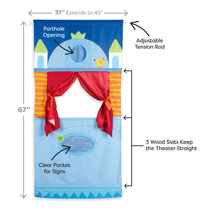 Hanging Doorway Puppet Theater - The Nurturing Nook