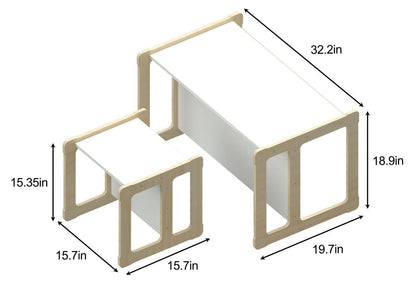 Hanover - convertible weaning table and chair set - The Nurturing Nook