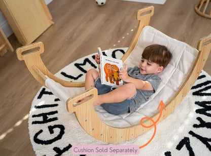 Hazel - Pikler Triangle Ladder & Rocker Set - The Nurturing Nook