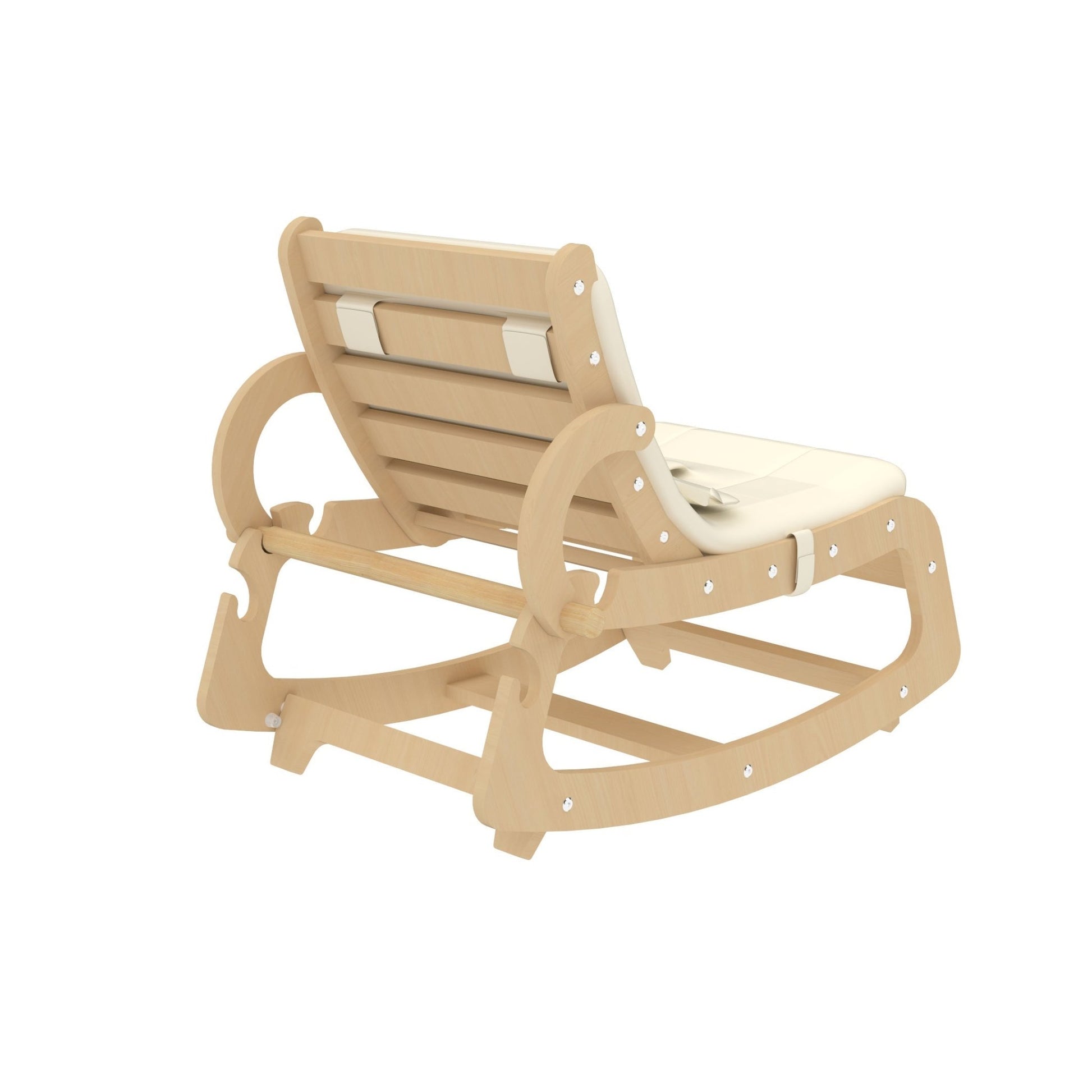 Hemlock – premium wooden baby rocker for soothing sleep - The Nurturing Nook