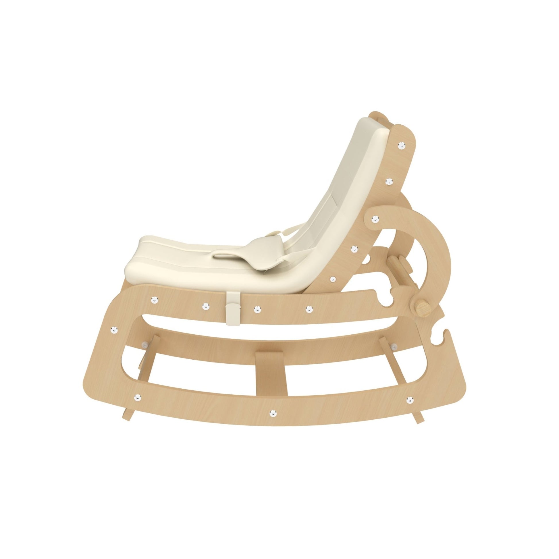 Hemlock – premium wooden baby rocker for soothing sleep - The Nurturing Nook