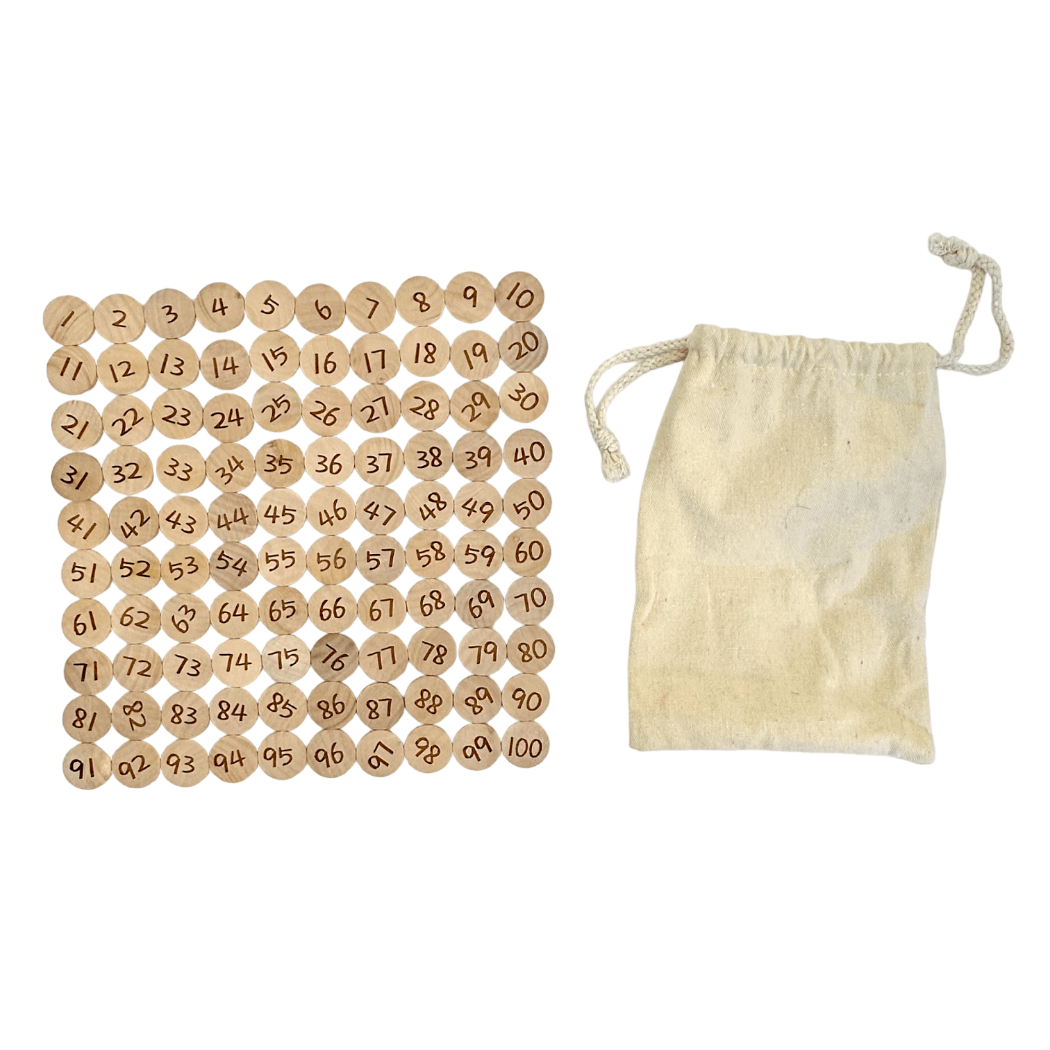 Hundred Frame Coin Pockets Set with Counting and Alphabet Coins - The Nurturing Nook